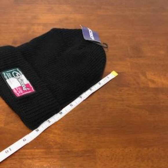 Decky Criccas Black Beanie Hat OS NWT. - Picture 9 of 9